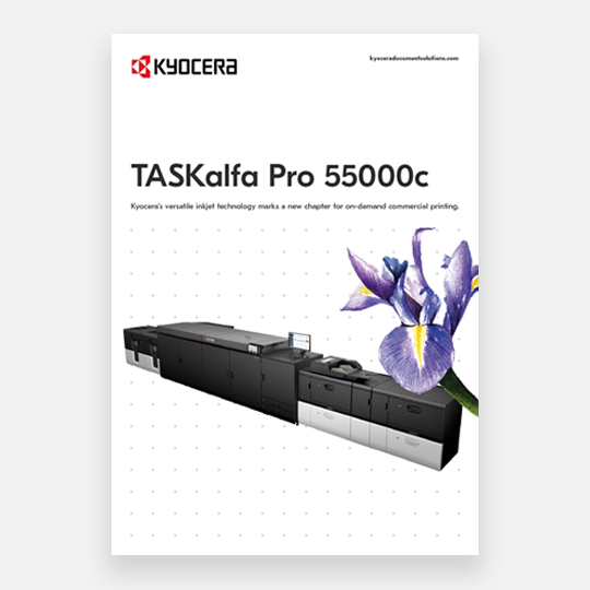 Check out the TASKalfa Pro 55000c brochure