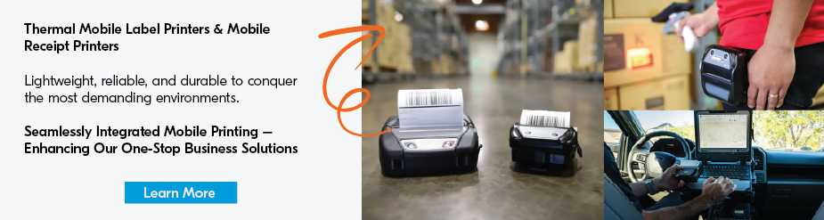 Therman Mobile Label Printers & Mobile Receipt Printers