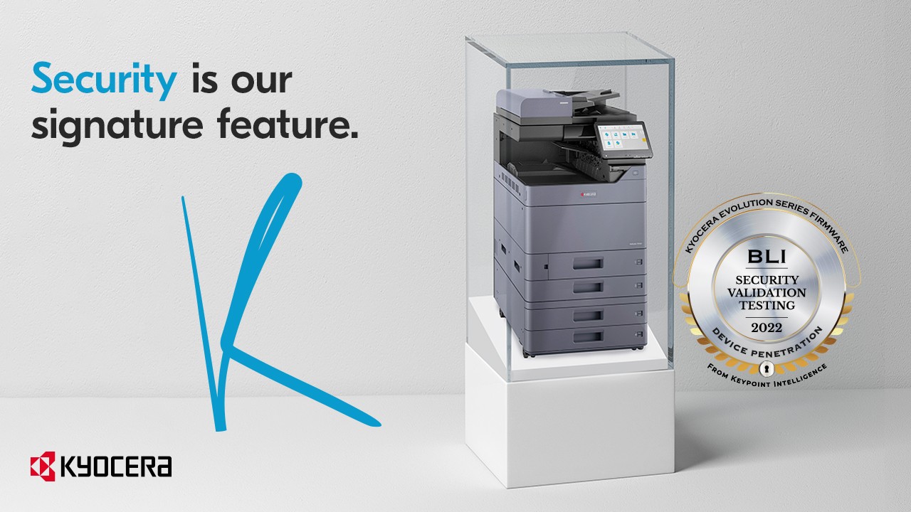 Keypoint Intelligence reaffirms Kyocera’s signature strength in security