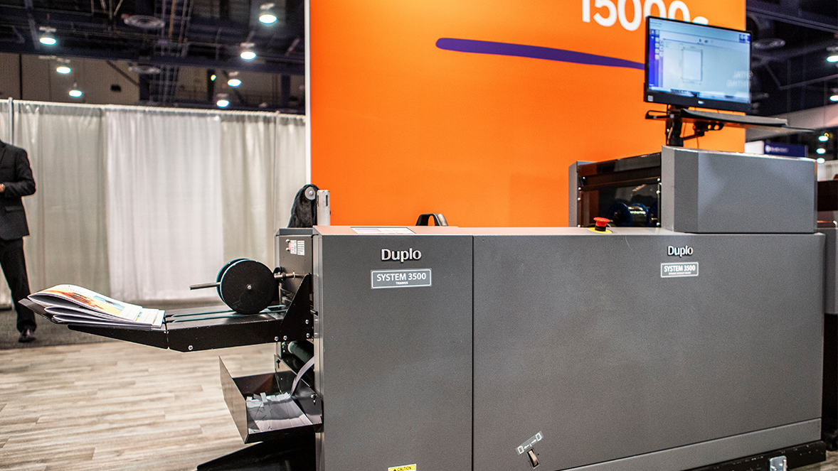 Kyocera and Duplo showcase finishing capabilities at PRINTING United