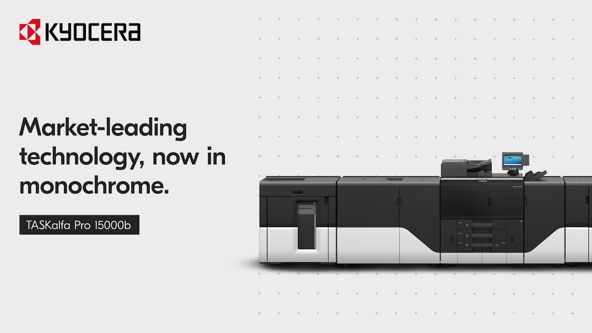Kyocera's market-leading inkjet technology is now in monochrome