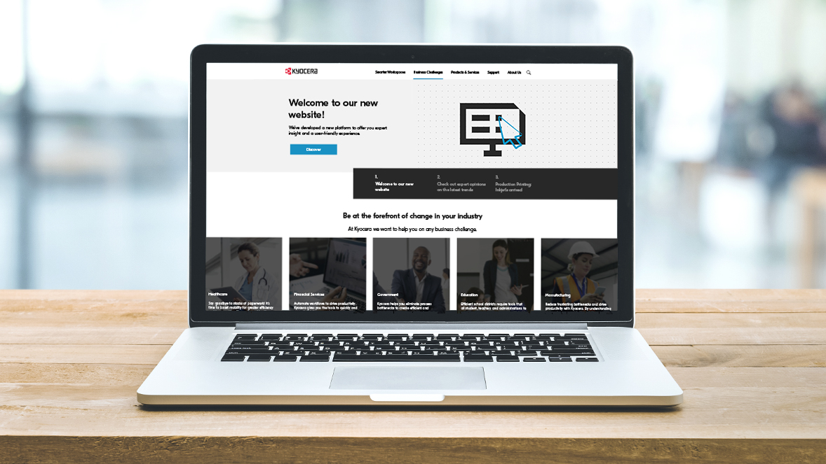 laptop with web browser