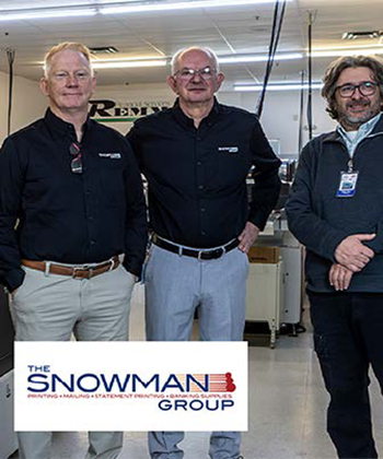 Commercial printers stood next to Kyocera Production printer, TASKalfa Pro 15000c.