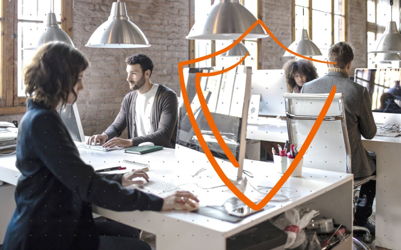 Woman looking at monitor