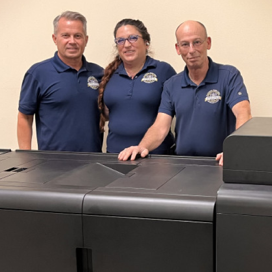 In plant printer saves money and adds color