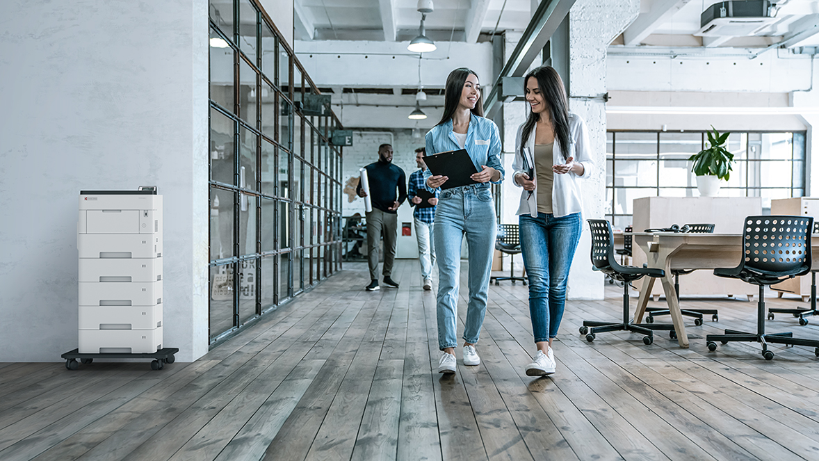 ECOSYS PA6000x Series in an office space