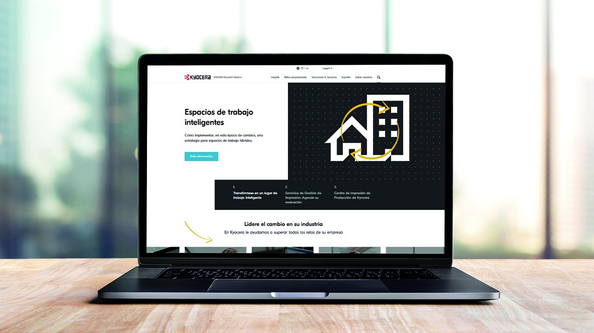 laptop with web browser