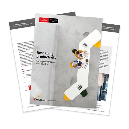 Kyocera and The Economist The Reshaping Productivity Report