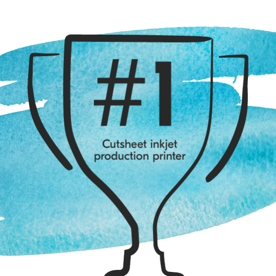 The number one cutsheet inkjet production printer. The number one cutsheet inkjet production printer.