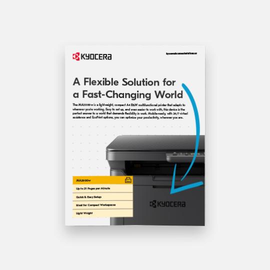 Meet the PA2000w and the MA2000w | Kyocera Document