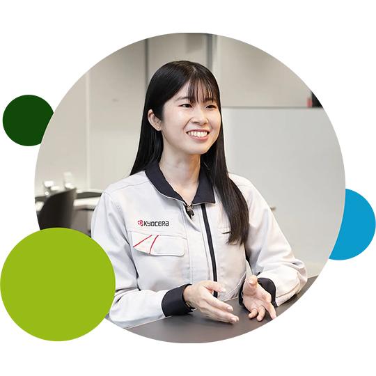 Rina Uenishi, corporate printing parts engineering, Kyocera Document Solutions Rina Uenishi, corporate printing parts engineering, Kyocera Document Solutions