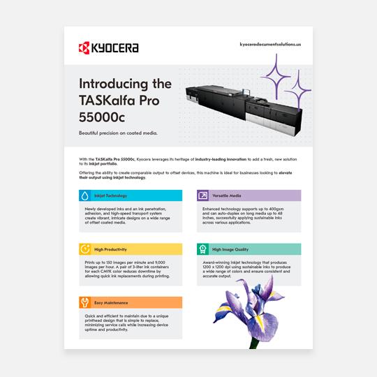  The TASKalfa Pro 55000c at a glance