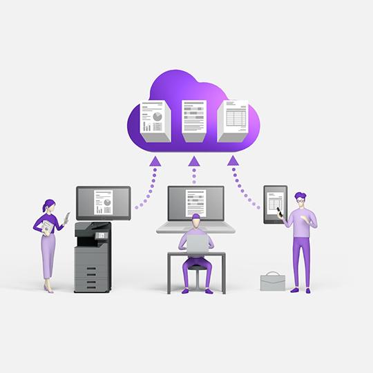 Kyocera Cloud Information Manager: stay connected.