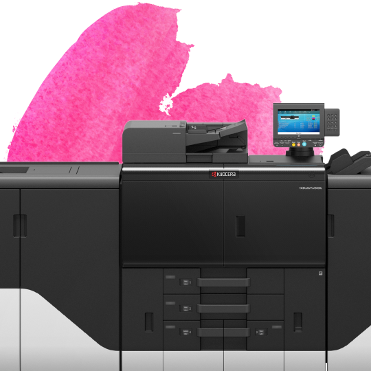 Discover Kyocera's inkjet production printer. Discover Kyocera's inkjet production printer.