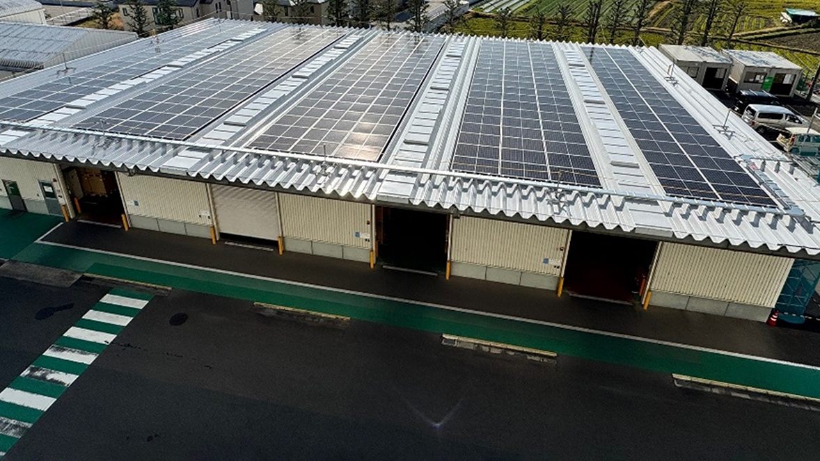 Solar power generation system - Hirakata and Tamaki Plants in Japan Solar power generation system - Hirakata and Tamaki Plants in Japan