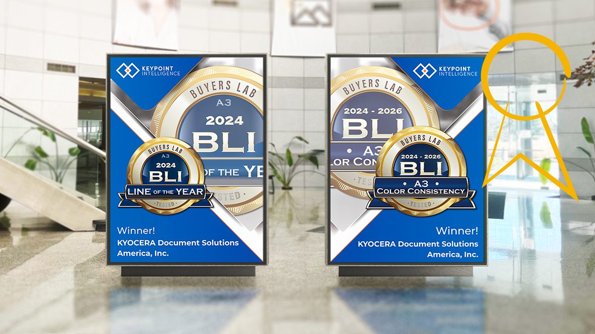 Kyocera gana 12 premios BLI 2024 de Keypoint Intelligence, entre ellos el A3 Line of the Year Kyocera gana 12 premios BLI 2024 de Keypoint Intelligence, entre ellos el A3 Line of the Year