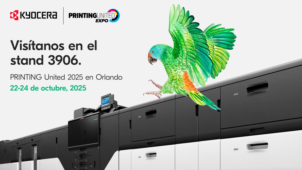 Kyocera en la feria PRINTING United 2025 en Orlando: Visítanos en el stand 3906