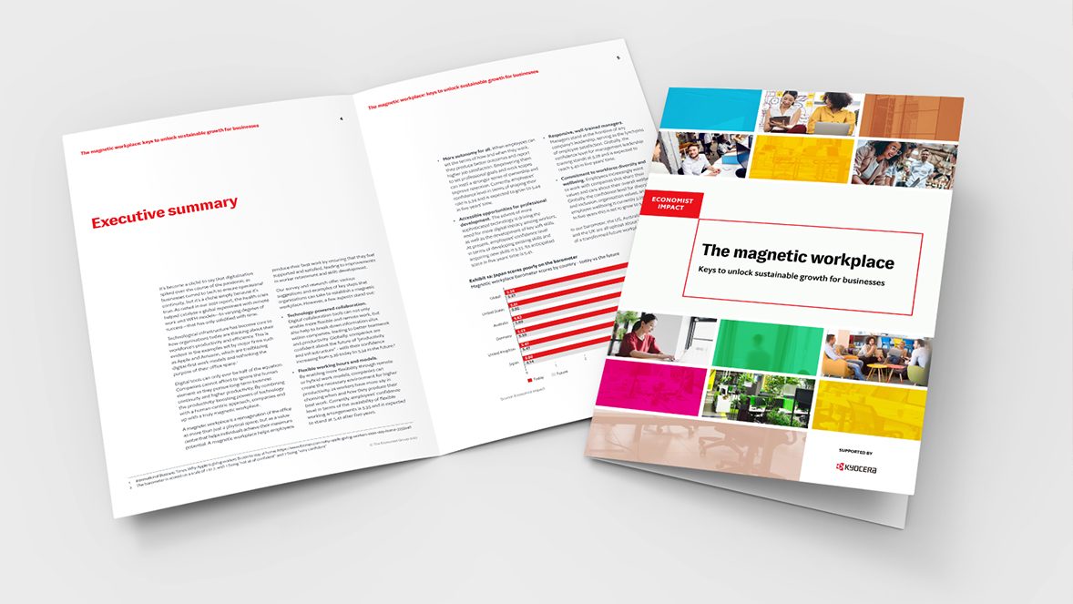 Kyocera and Economist Impact combine expertise to create era-defining Magnetic Workplace report Kyocera and Economist Impact combine expertise to create era-defining Magnetic Workplace report