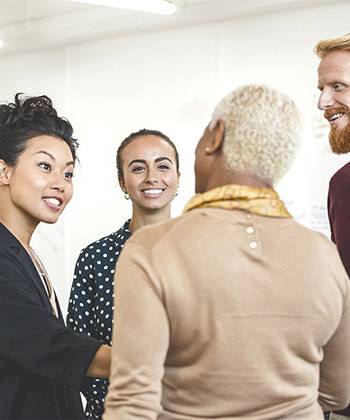 Diversity in our Community Colleagues at a gathering