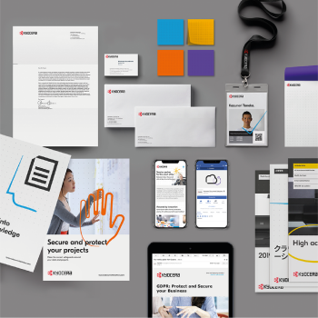 Identidad visual Kyocera's visual identity