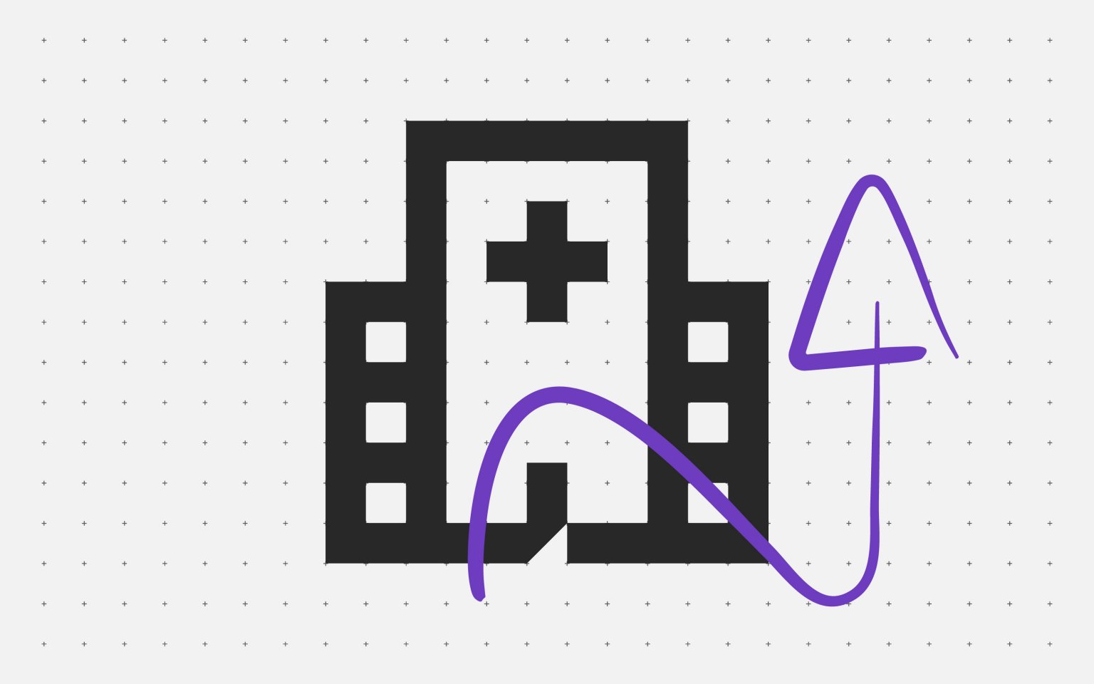 Digital solutions for smarter healthcare Illustration