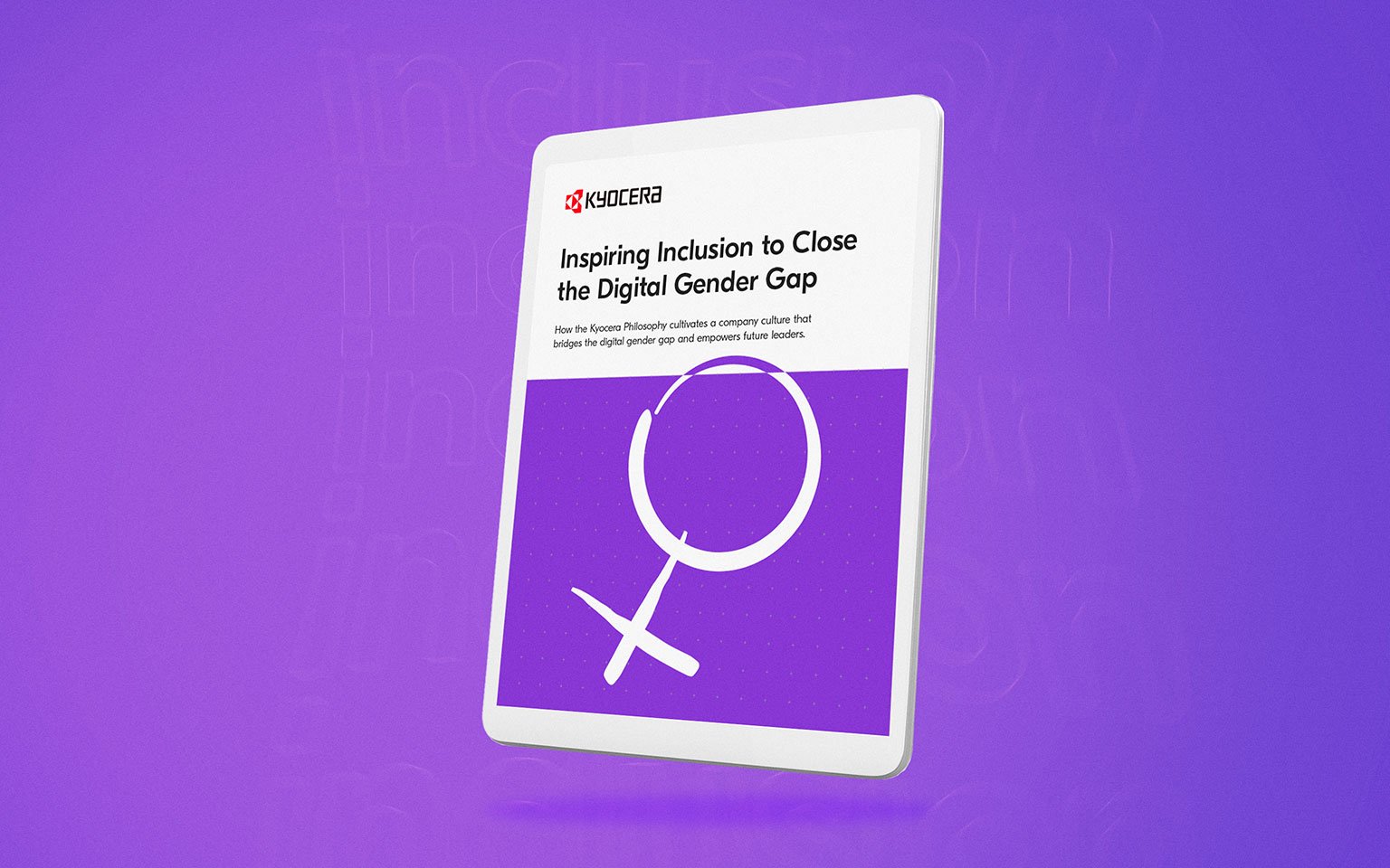 Inspiring Inclusion to Close the Digital Gender Gap