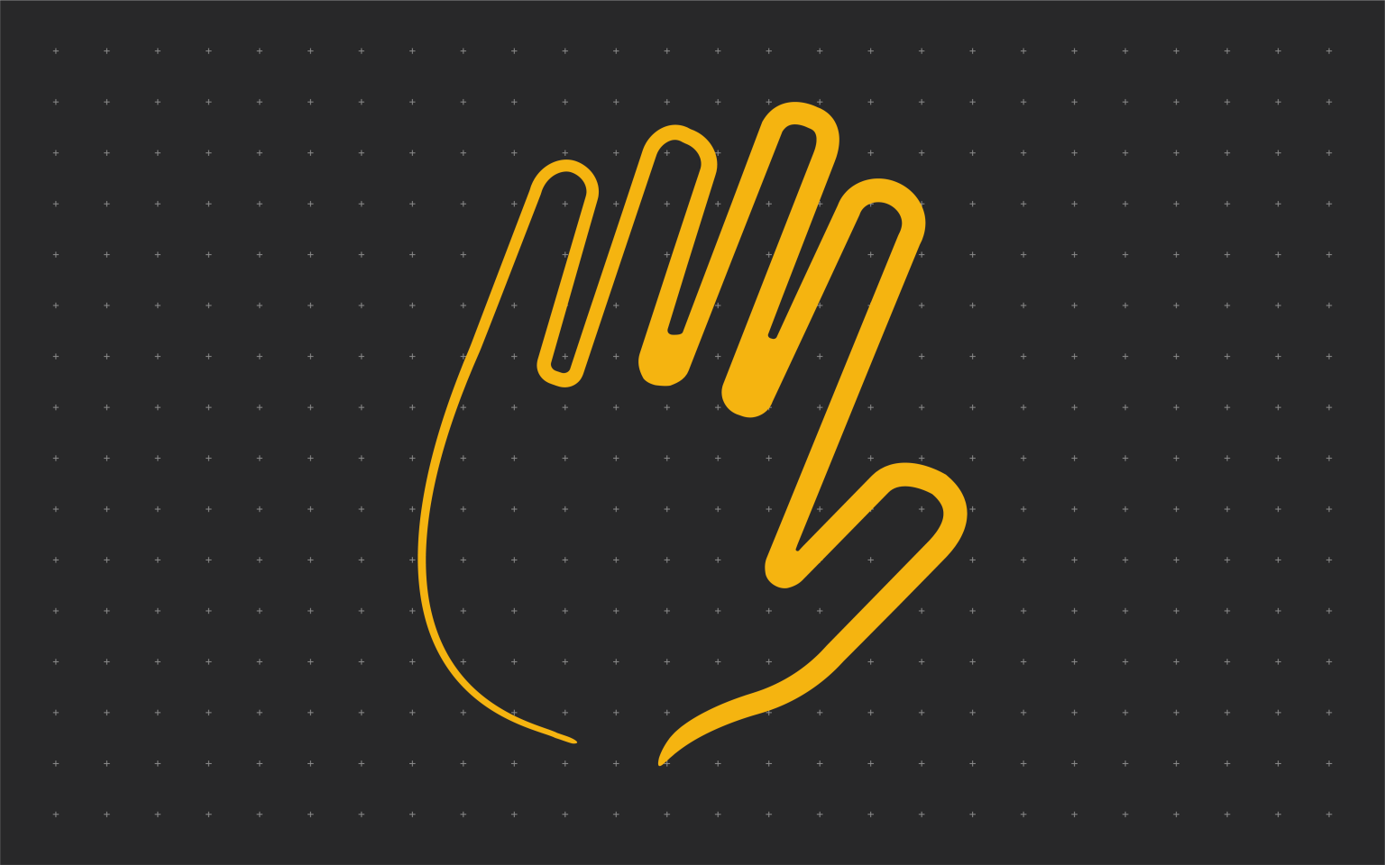 A brand for our time Hand gesture saying hello